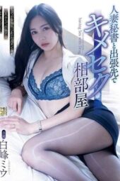 ADN-641 Business trip sex with a married secretary in a shared room. Shiromine Miu